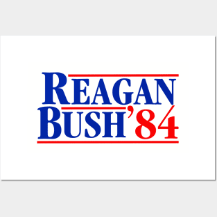 Reagan Bush 84 Posters and Art